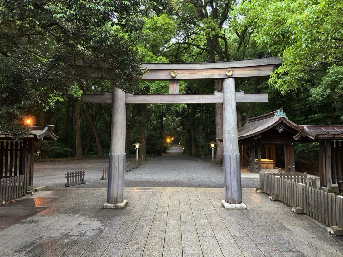 Meiji Shrine torii gate, Tokyo