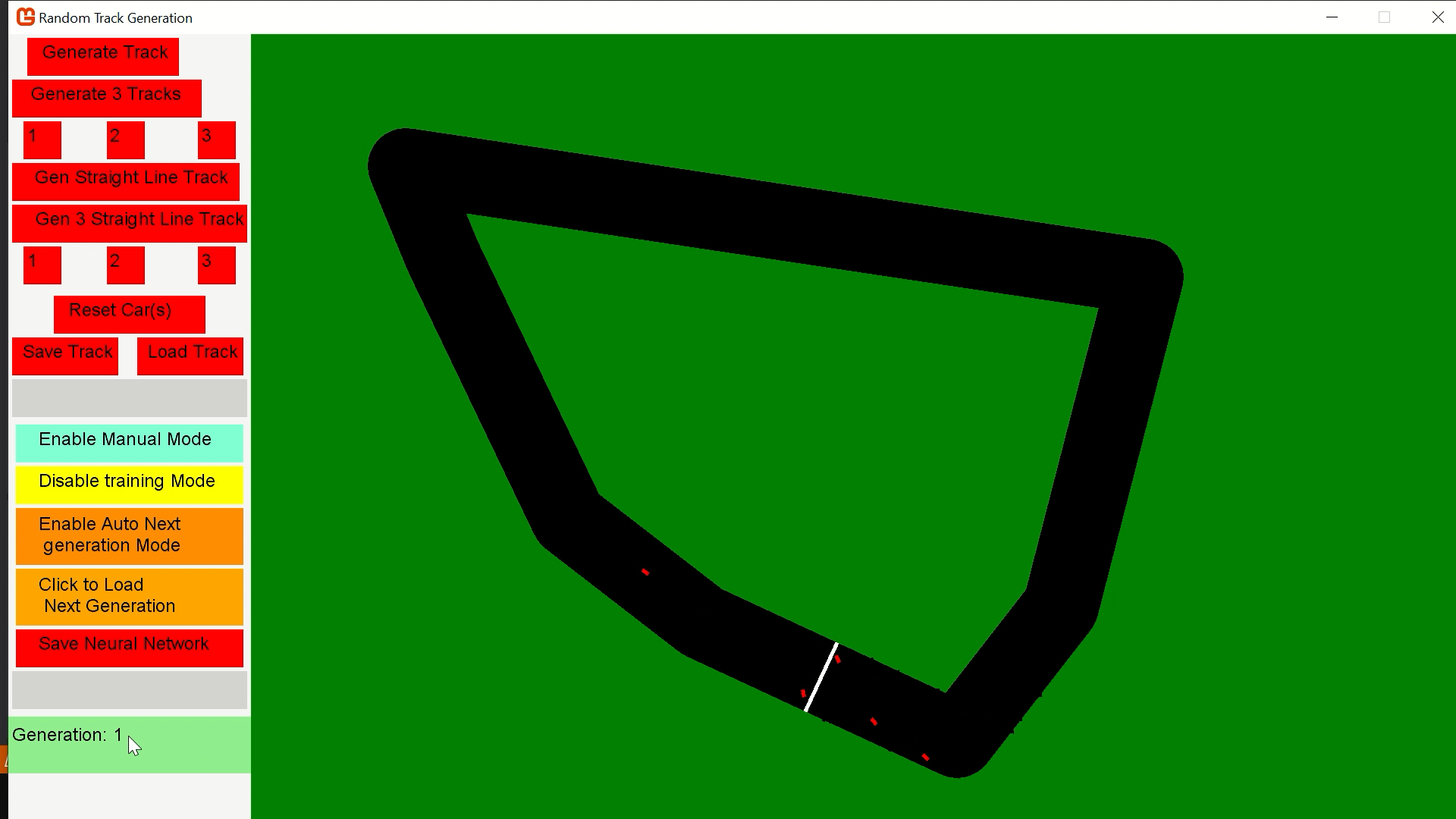 Neural Network Racing AI